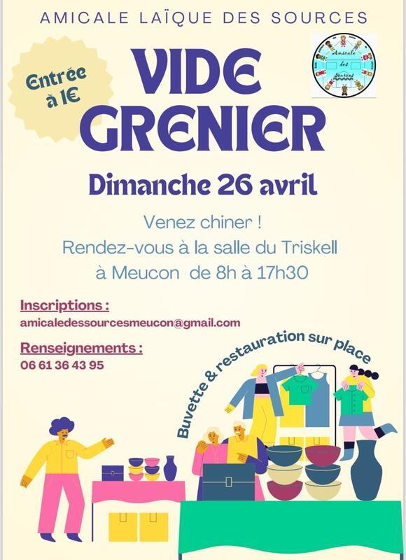 Vide grenier de l'amicale des sources