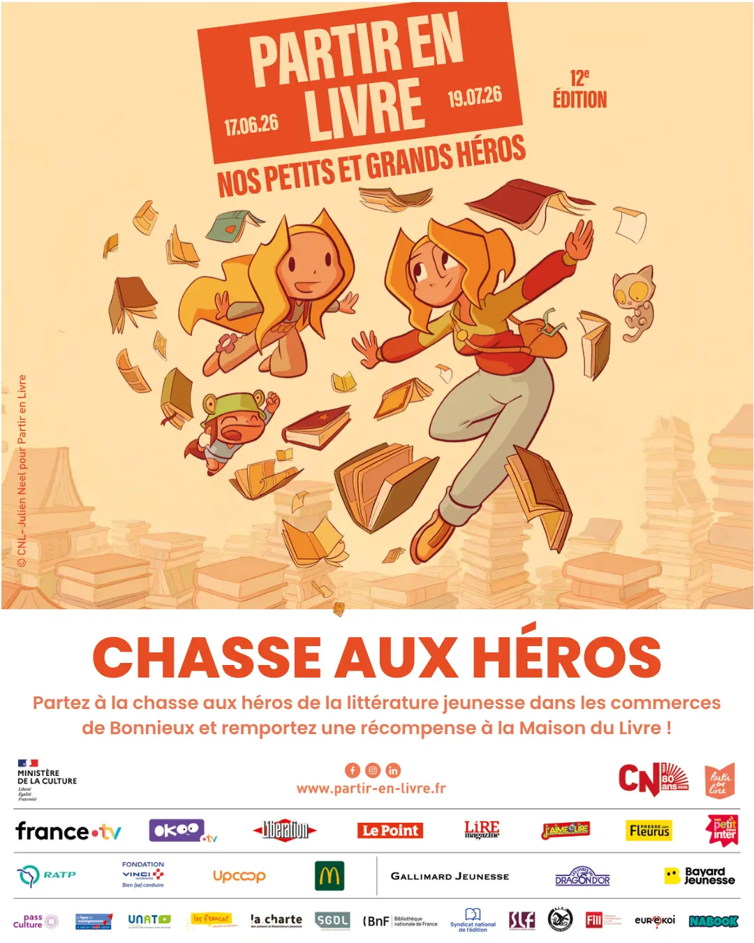 Partir en Livre - Chasse aux Héros