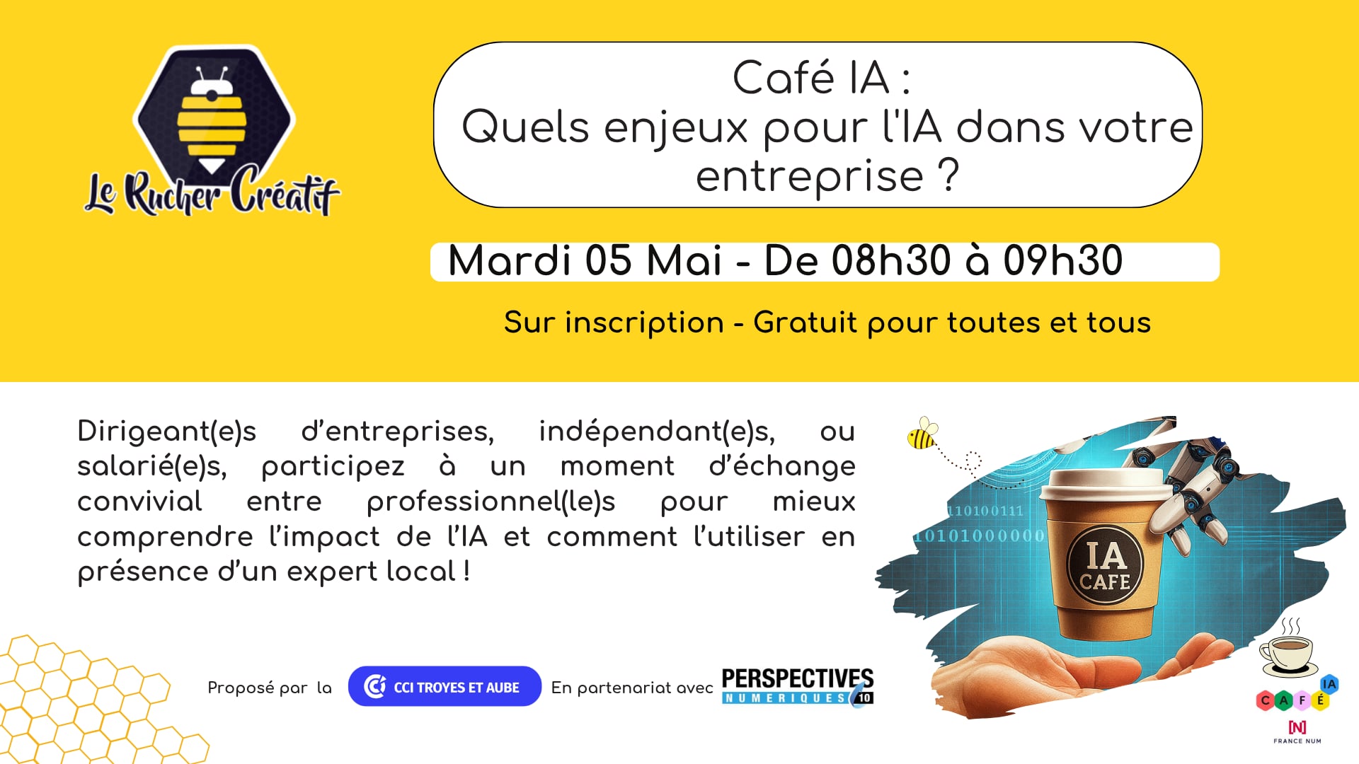 Café IA : Quels enjeux pour l'IA dans votre entreprise ?