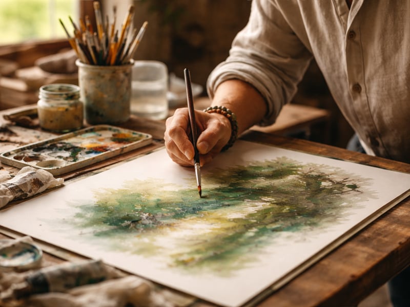 Exposition - Balade dans le monde de l'aquarelle