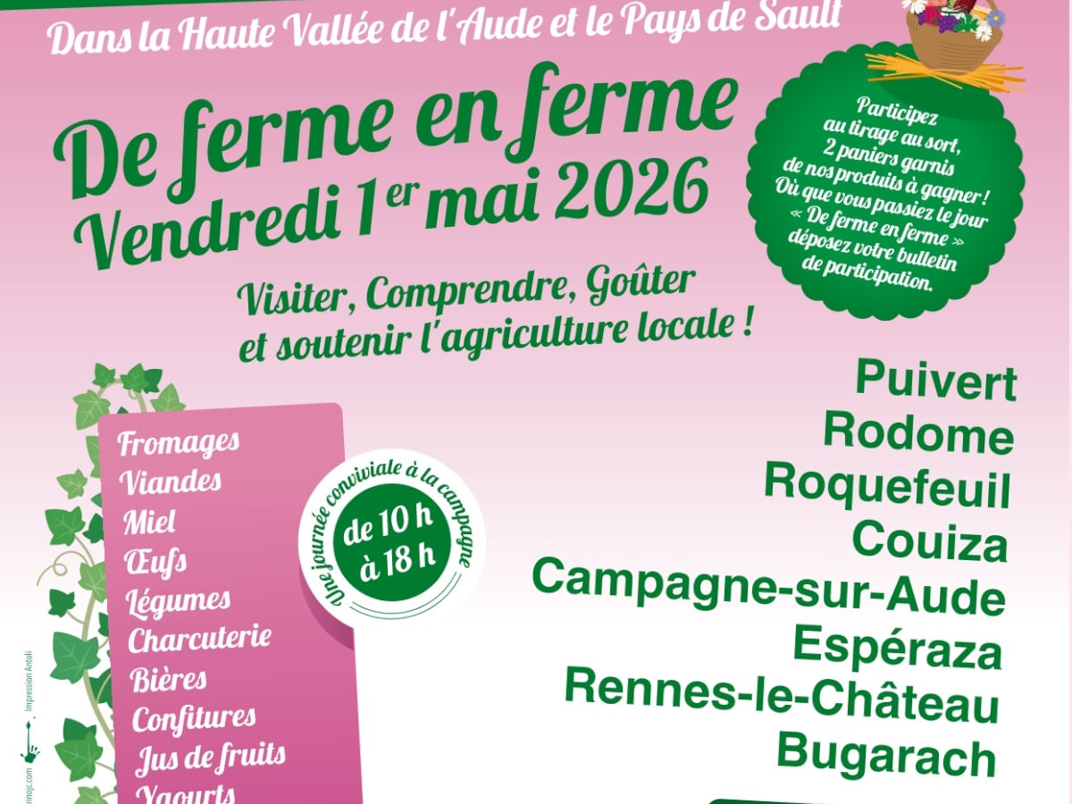 DE FERME EN FERME 2026 - ÉLEVAGE DE LAVALDIEU