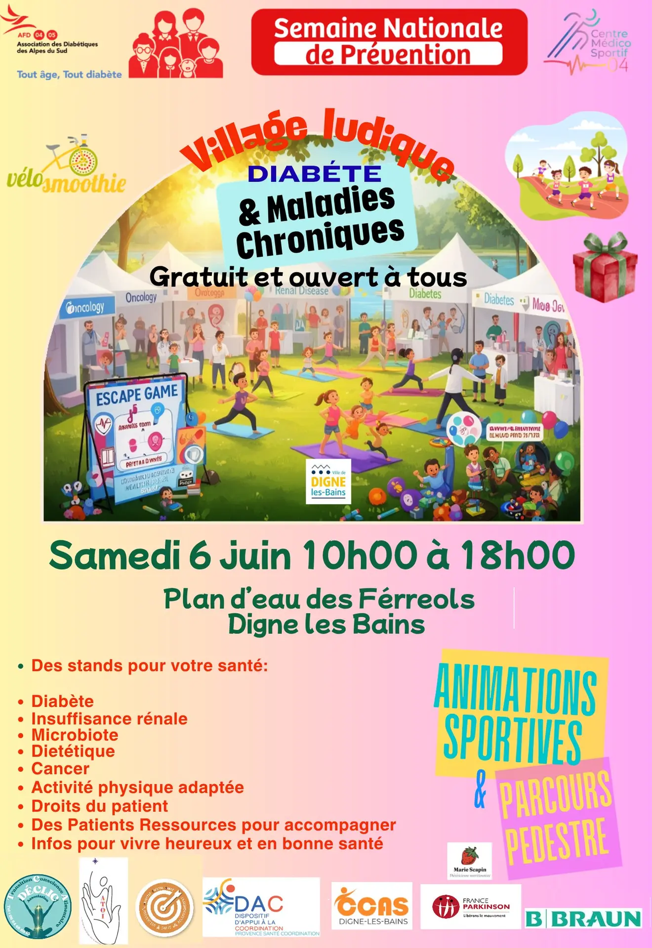 Village ludique : Prévention contre le diabète et les maladies chroniques