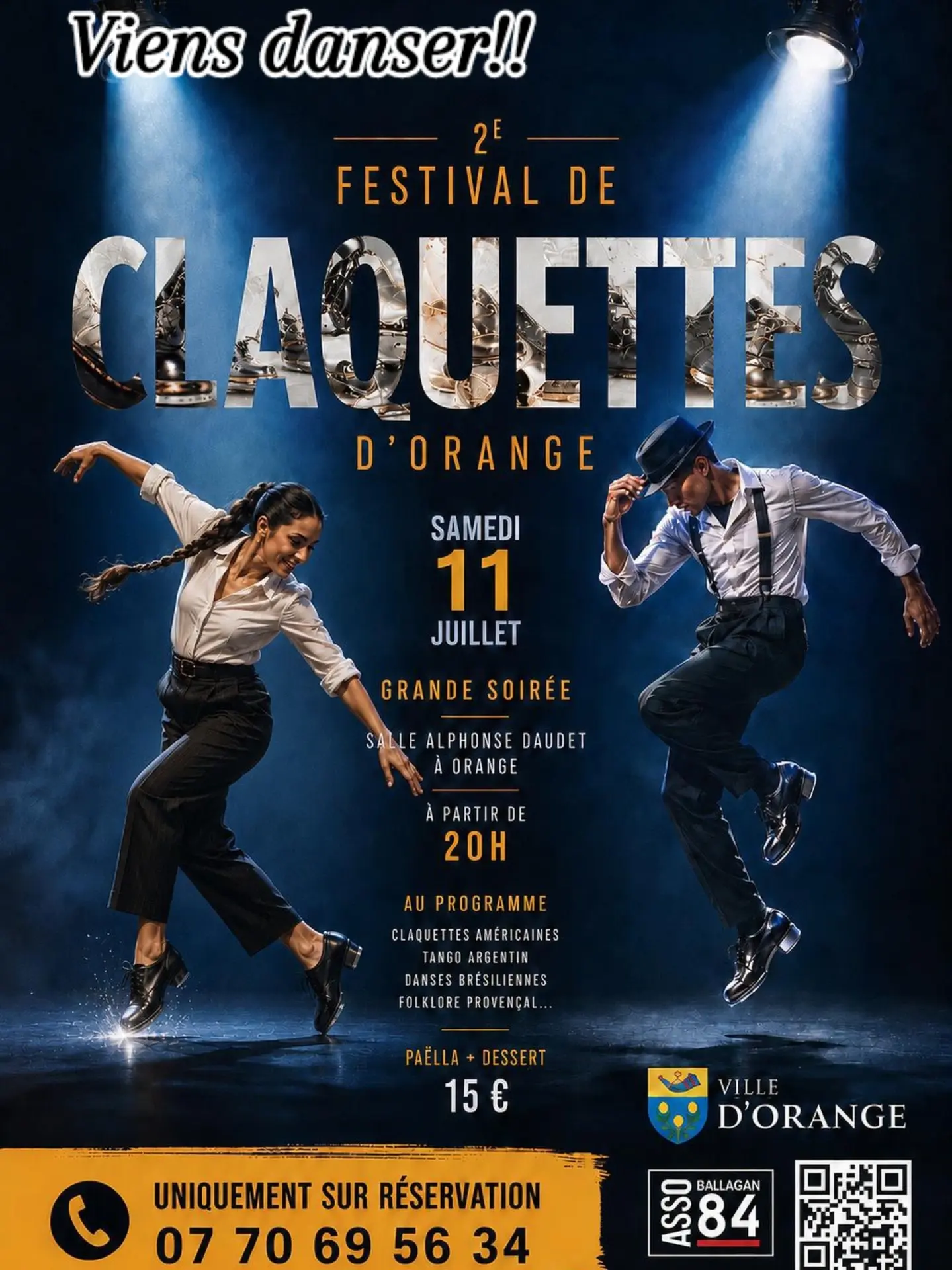 Grande soirée du 2 ème Festival de Claquette d'Orange