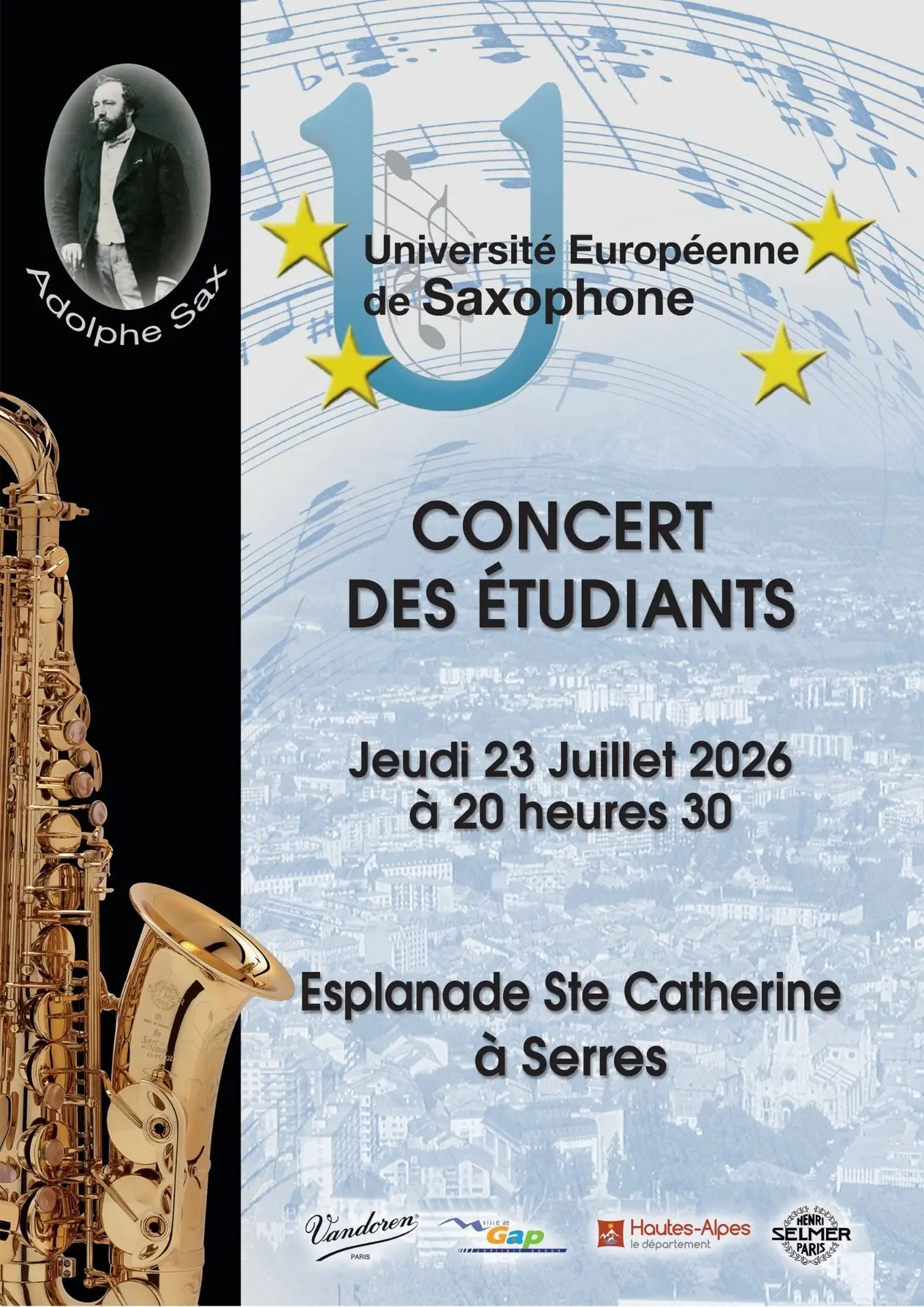 Concert de l’Université Européenne de Saxophone