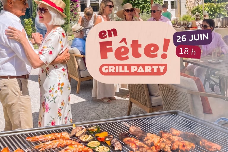 Soirée grillade aux Résidences Seniors Espace et Vie à Niort