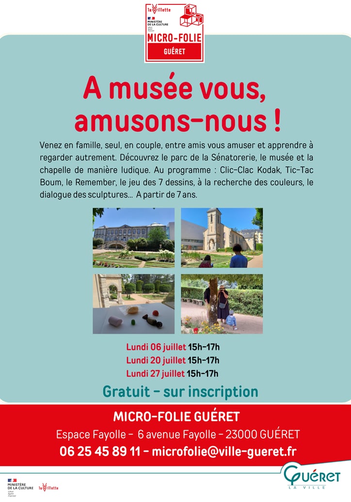A musée vous, amusons-nous !