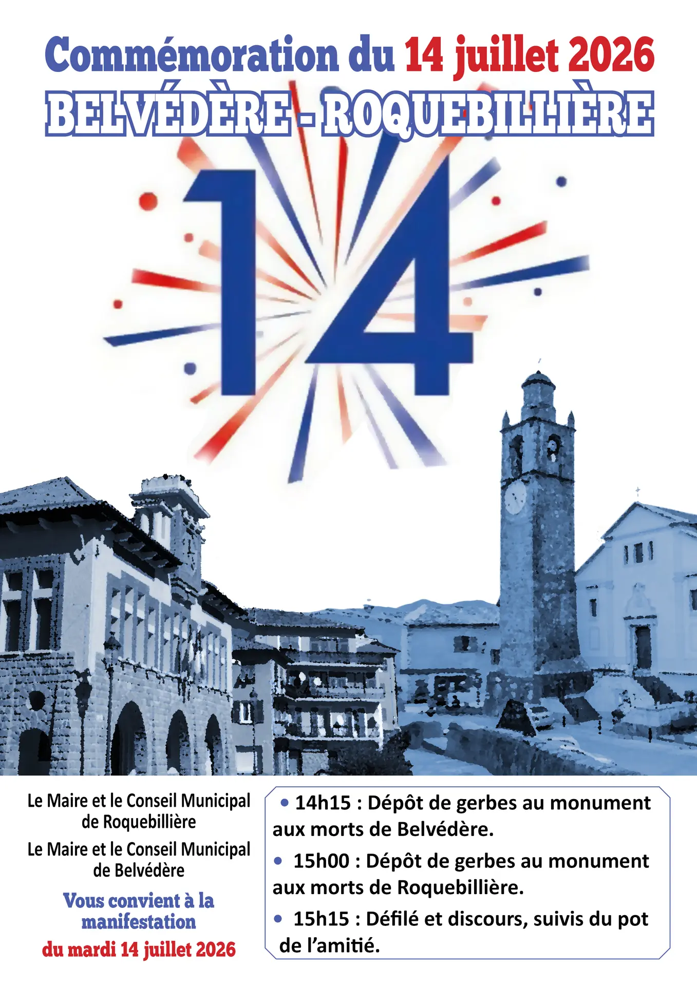 Commémoration du 14 Juillet