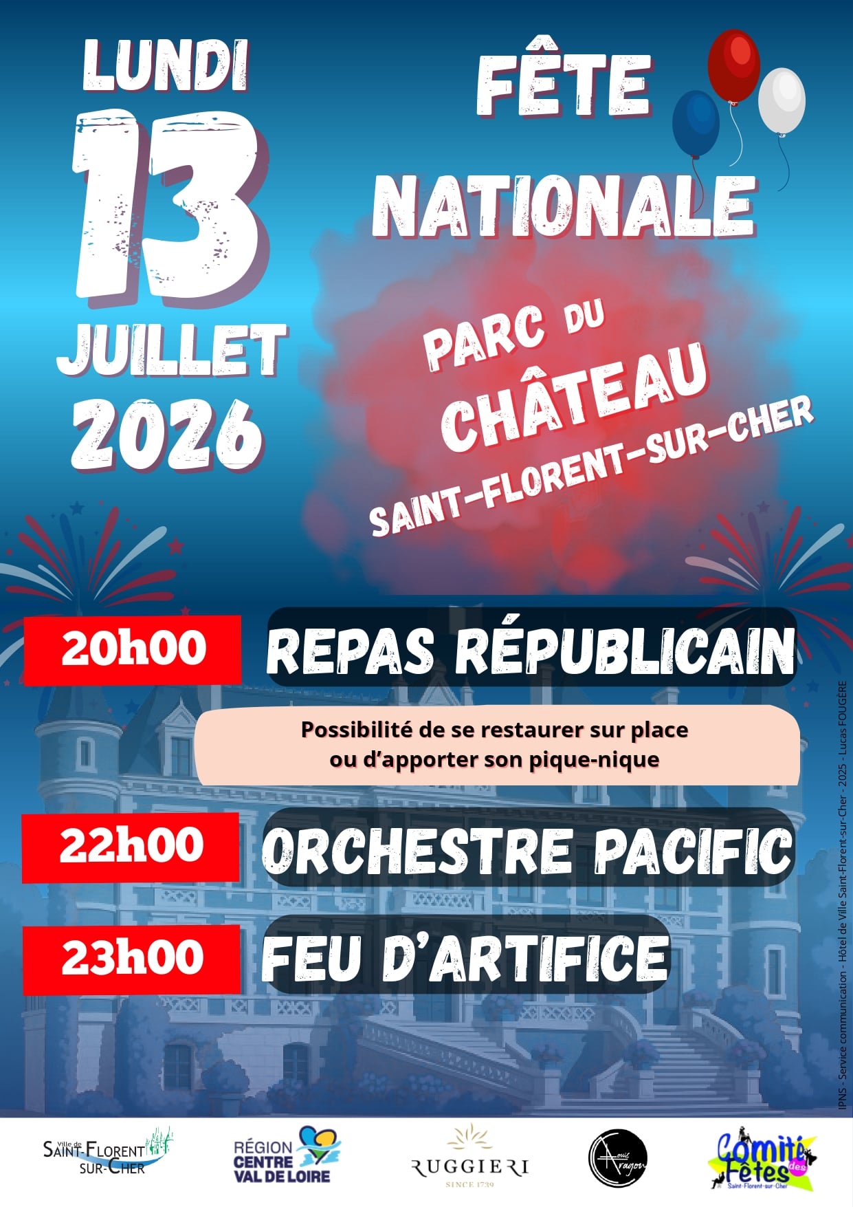 Fête Nationale à Saint-Florent-Sur-Cher