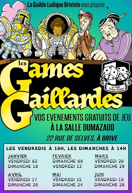 Soirée jeux de société (Salle Dumazaud)