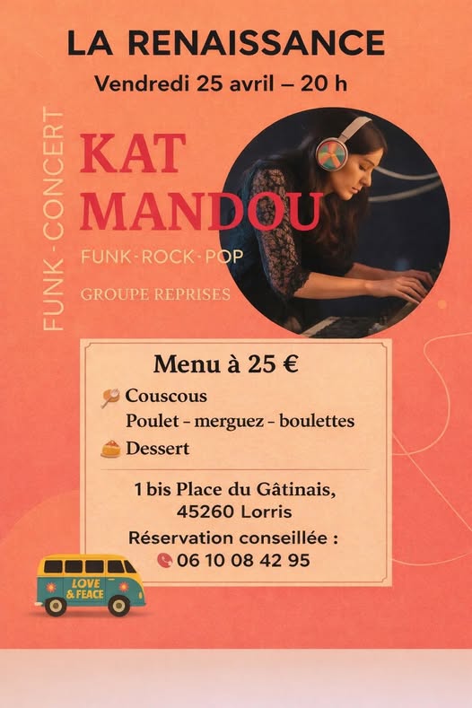 Concert de Kat Mandou (Funck, pop, rock)