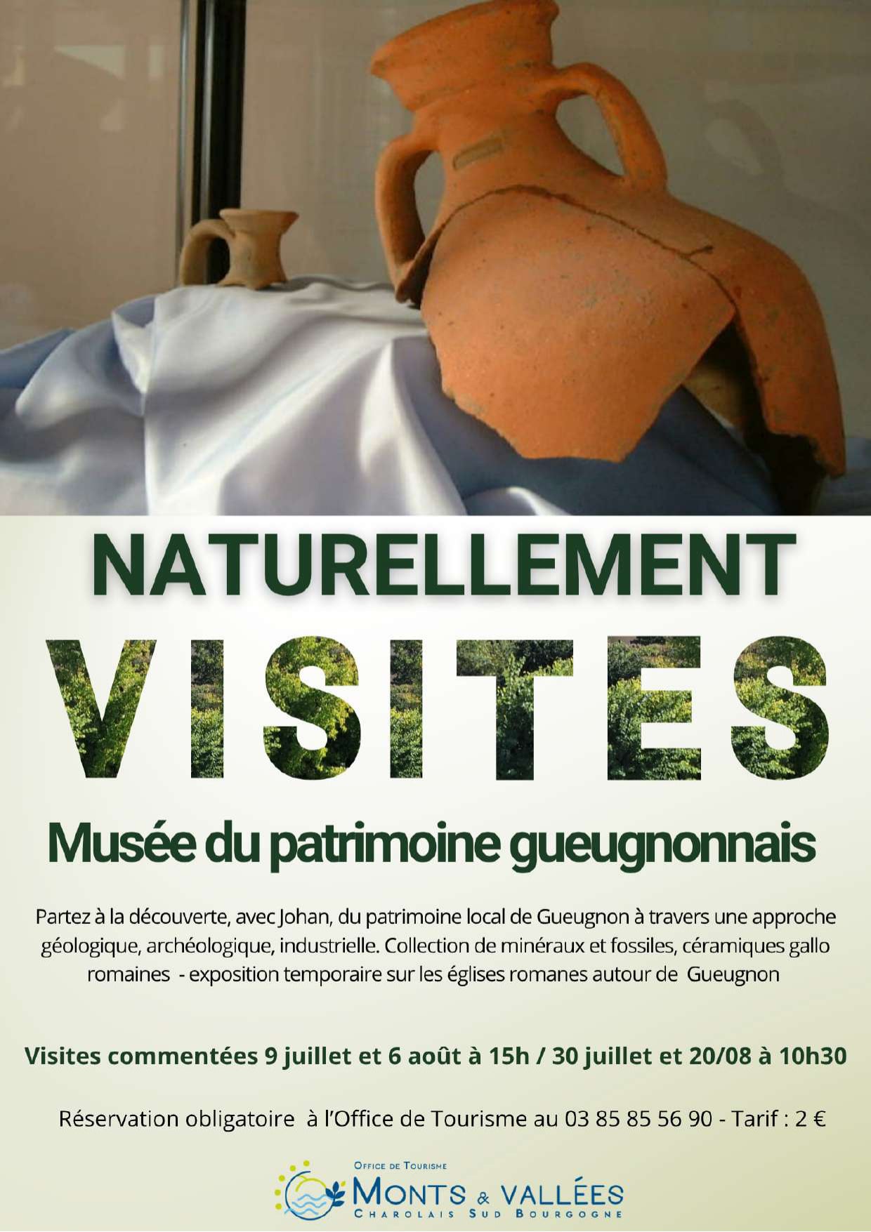 Naturellement visites : Visites commentées du Musée du Patrimoine Gueugnonnais