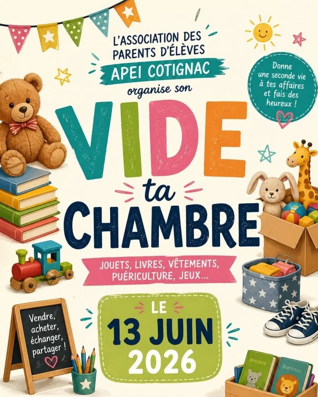 Vide grenier : Vide ta chambre