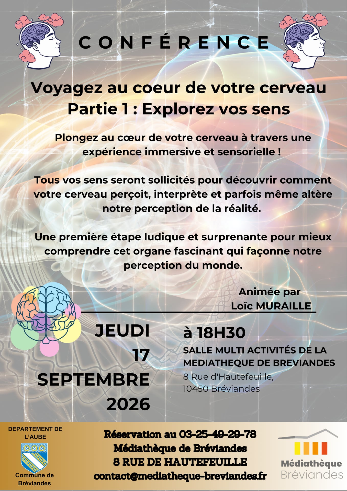 Conférence "Voyagez au cœur de votre cerveau"