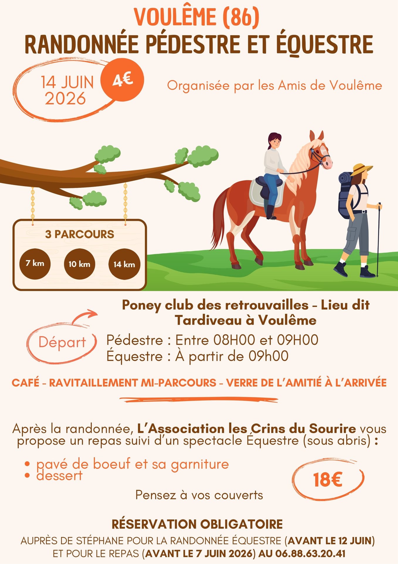 Randonne pédestre et équestre