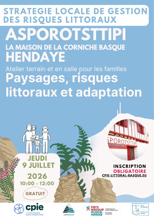 Atelier en familles - Paysages, risques littoraux et adaptation