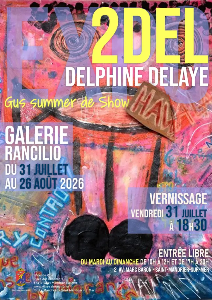 Exposition "Gus summer de show" de Delphine Delaye - 2DEL