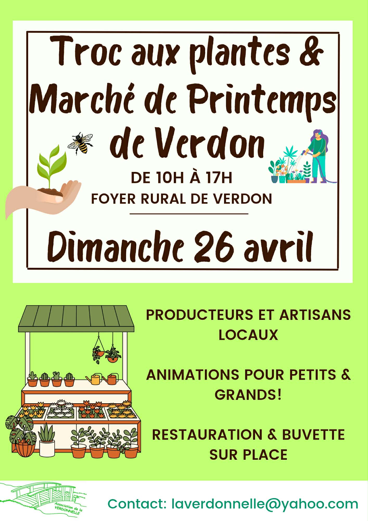 Troc aux plantes - Marché de printemps de Verdon