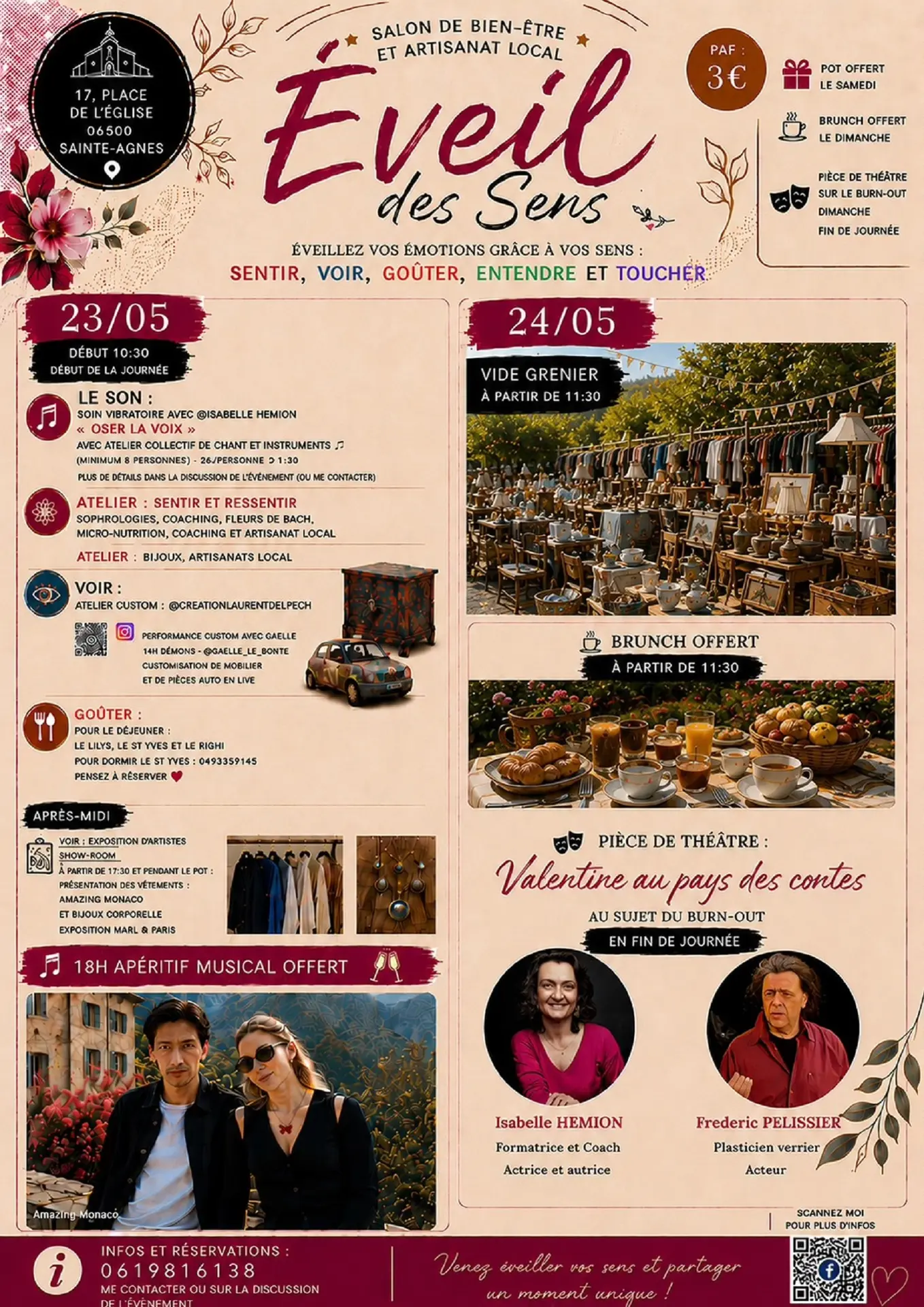 Éveil des sens : salon de bien-être et artisanat local