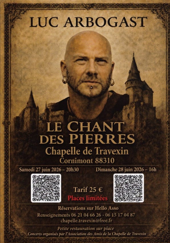 Concert - Luc Arbogast : Le Chant des Pierres