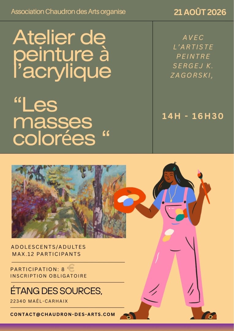 Atelier de peinture « Les masses colorées »