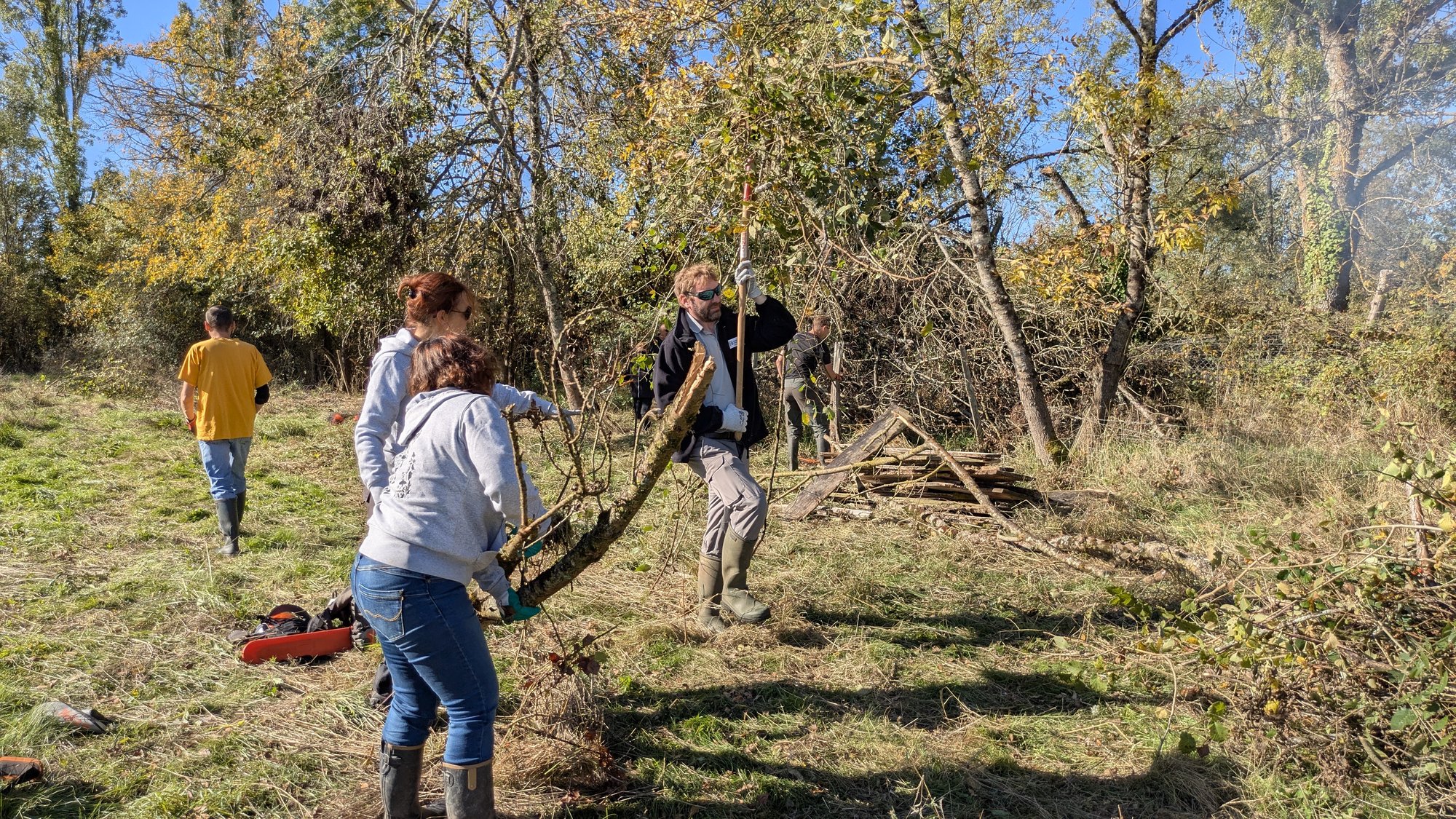 Chantiers d'automne aux Prairies du Fouzon