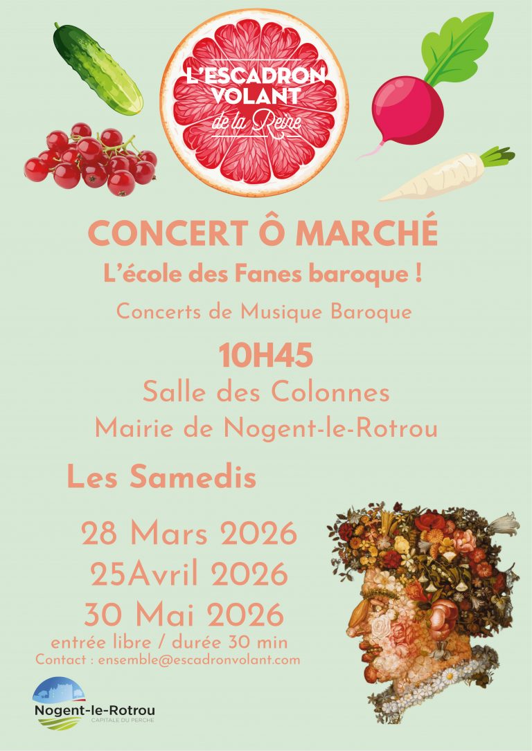 Concert Ô Marché - Avril 2026