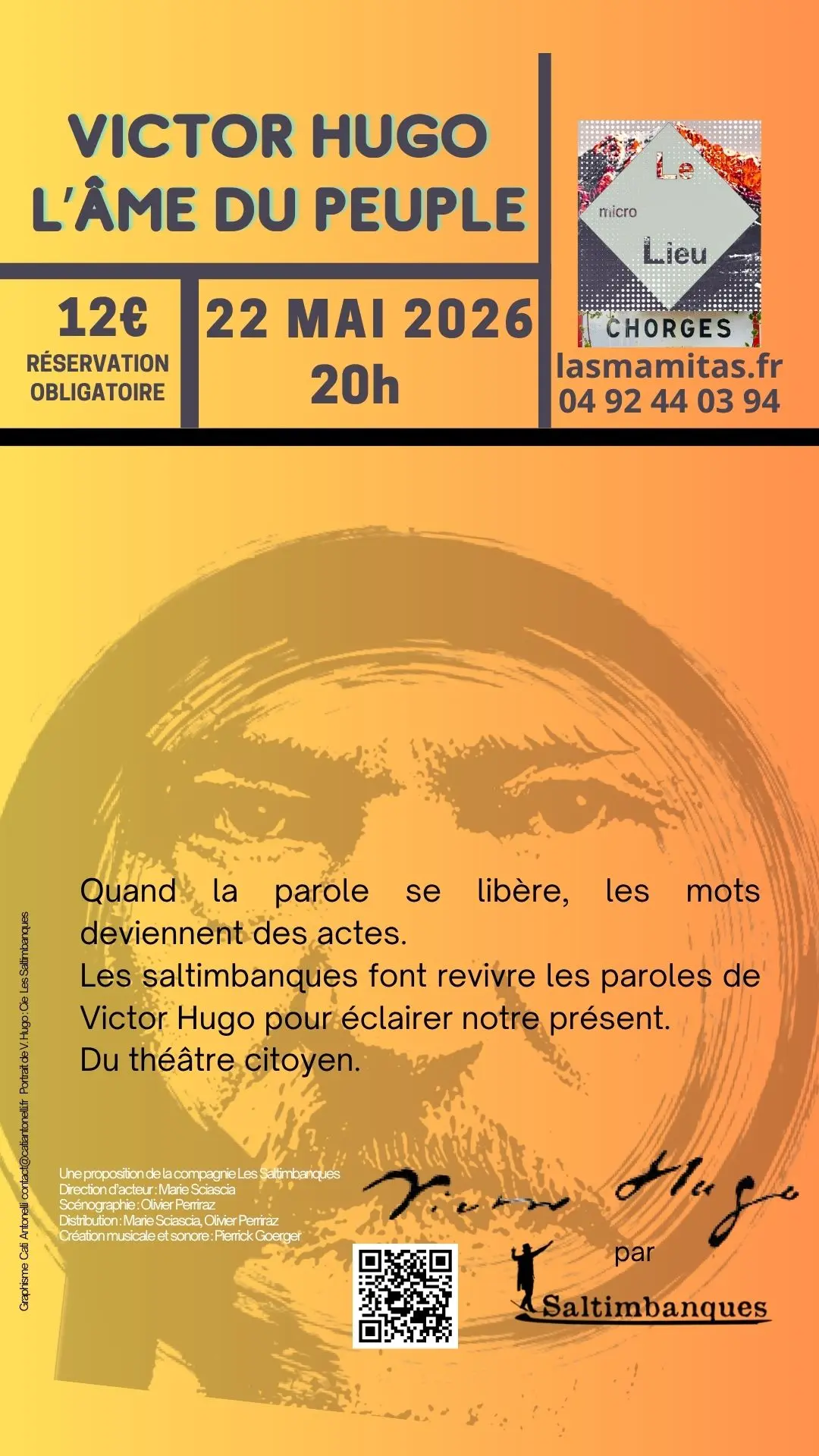 Victor Hugo "L'âme du peuple" par Les Saltimbanques