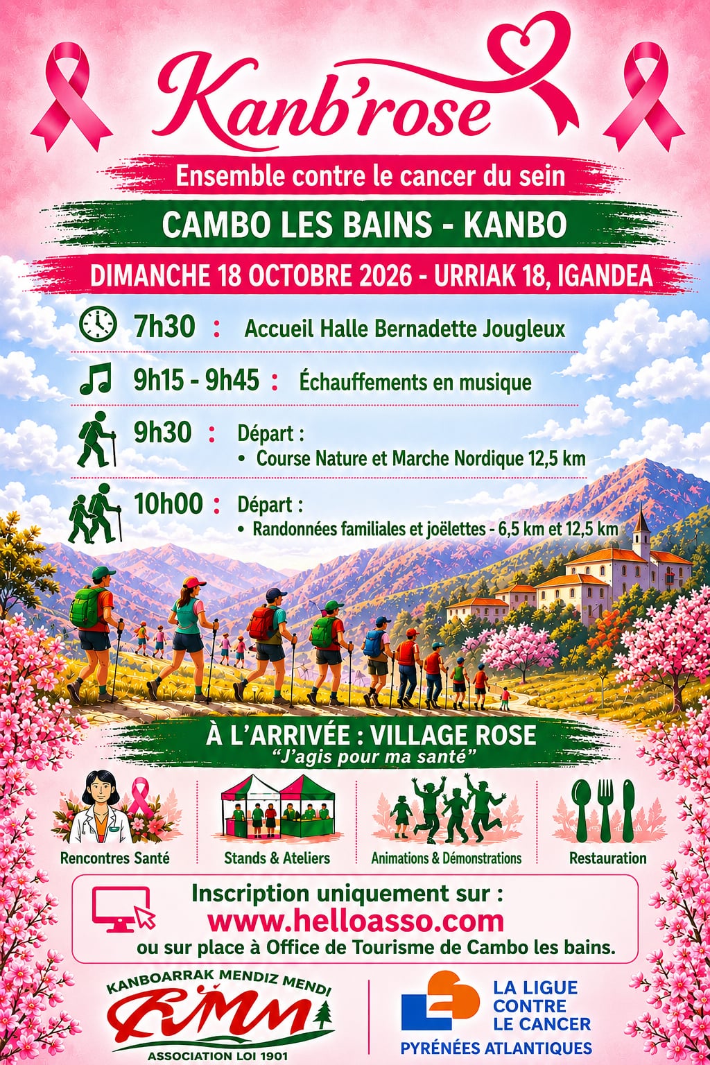 Kanb'rose - Ensemble contre le cancer du sein