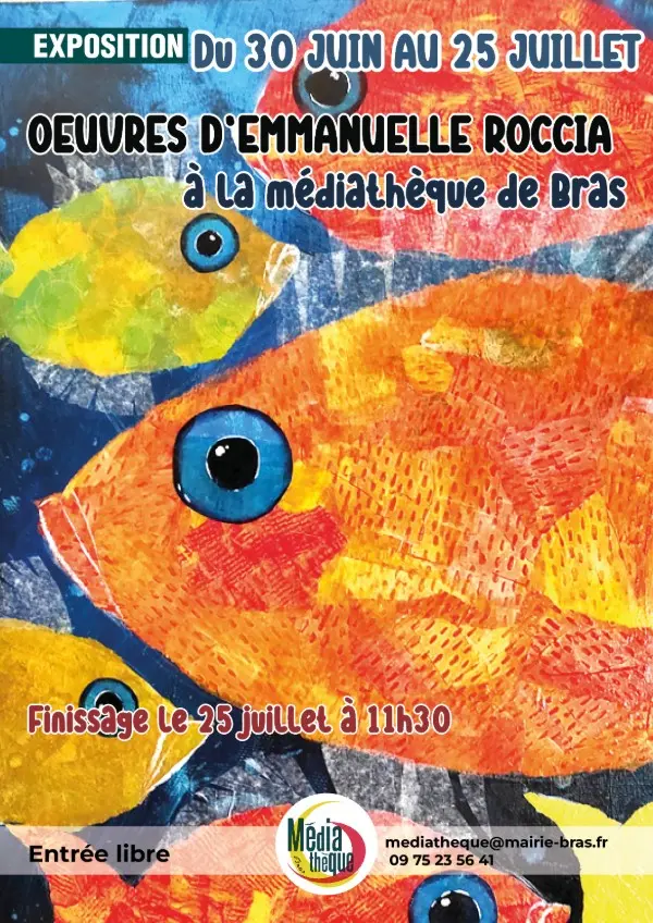 Exposition : Oeuvres colorées - Emmanuelle Roccia