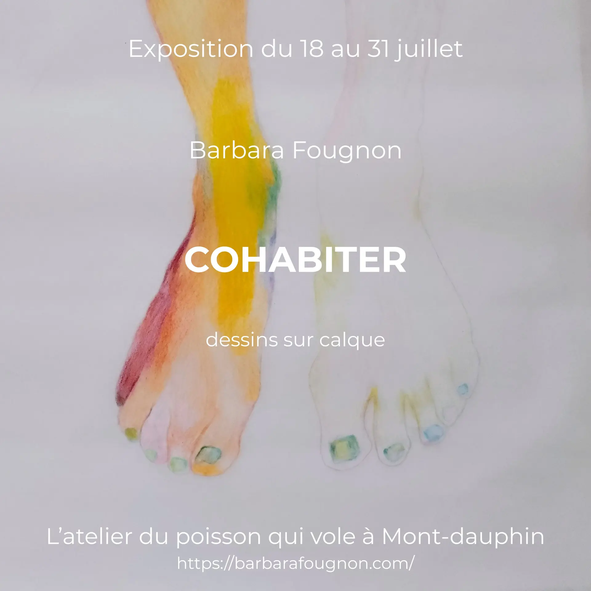COHABITER : Exposition de dessins à l'atelier du poisson qui vole
