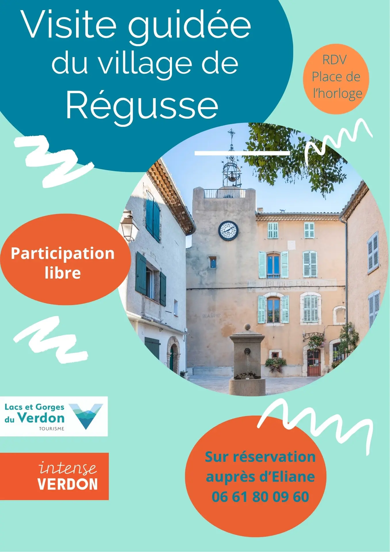 Visite guidée du village de  Régusse