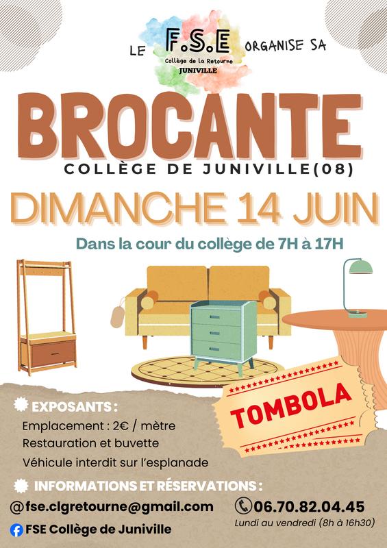 Brocante fse collège de juniville
