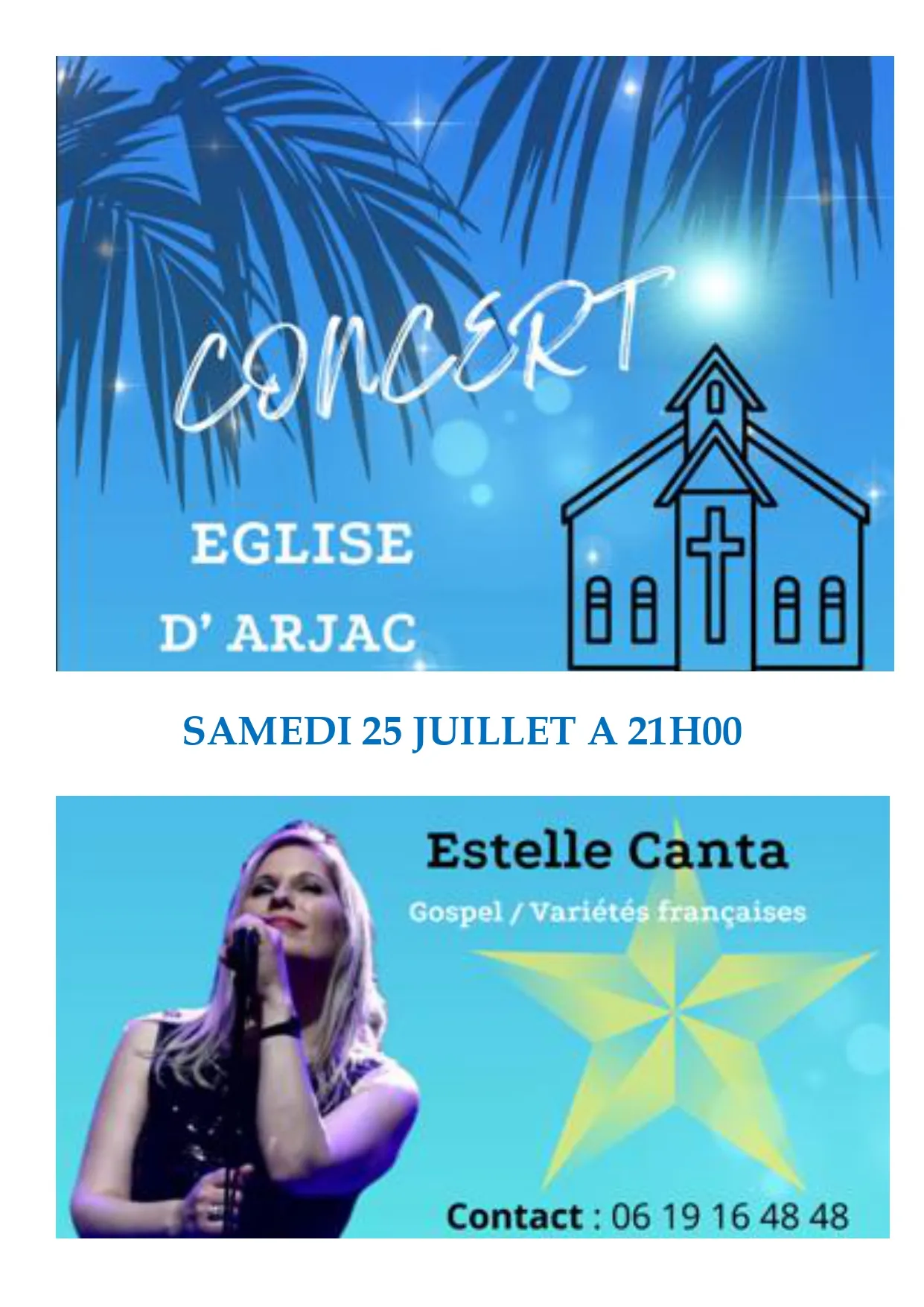 Concert église d’Arjac
