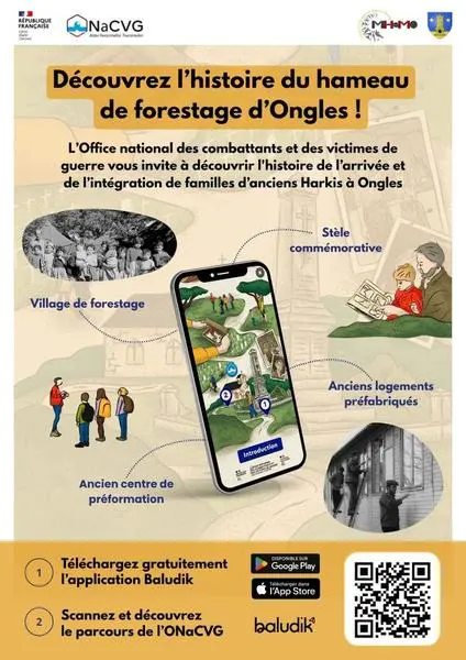 Parcours Baludik : Découvrez l'histoire du hameau de forestage d'Ongles