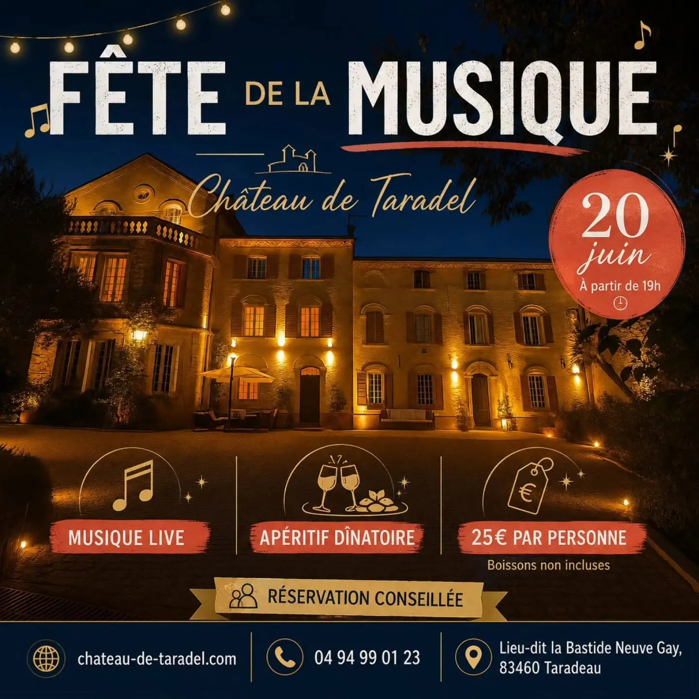 Château de Taradel - Fête de la Musique
