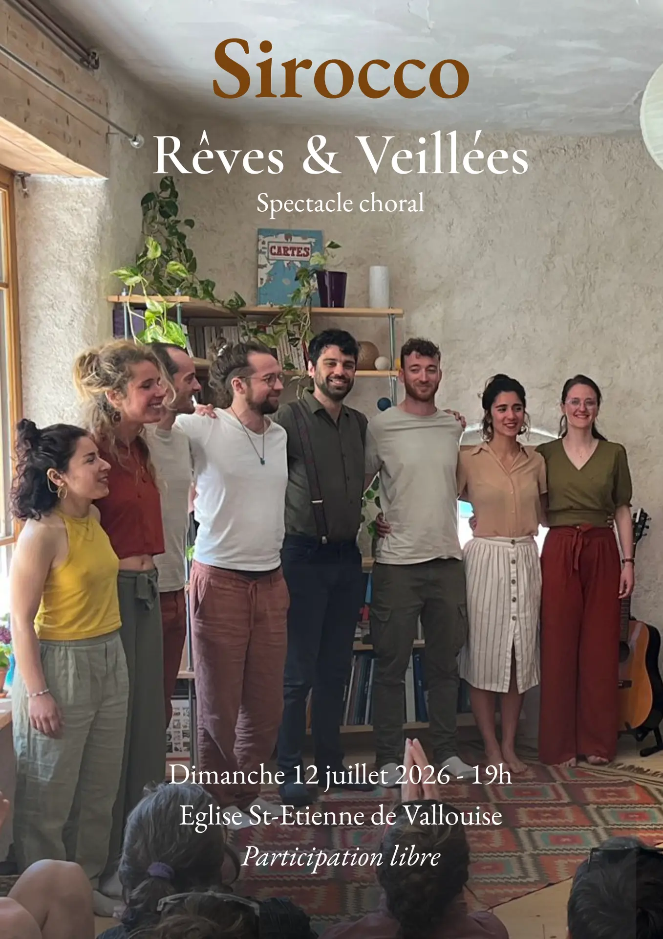 Concert à capella : Choeur Sirocco
