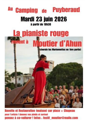 Concert de la pianiste rouge