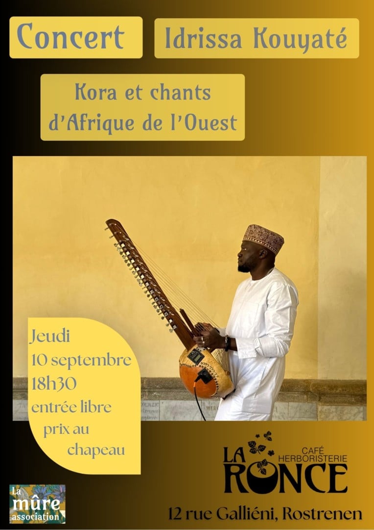 Concert de Kora et chants d’Afrique de l’Ouest – Idrissa Kouyaté