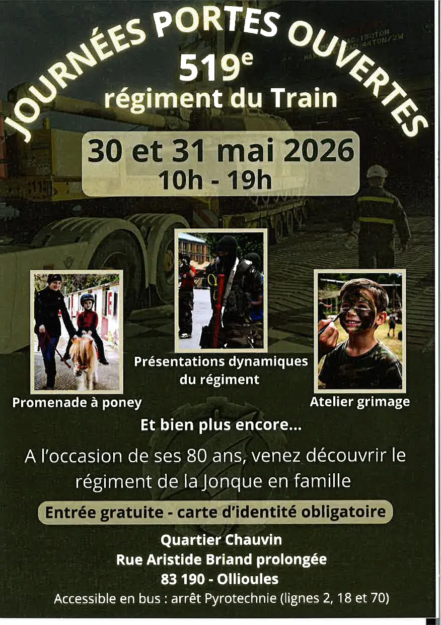 Journée portes ouvertes 519e Régiment du Train