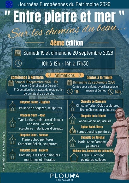 Journées Européennes du Patrimoine – Entre Pierre et Mer : sur les chemins du beau…