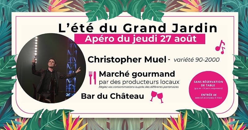 Apéro du jeudi 27 août - Christopher Muel