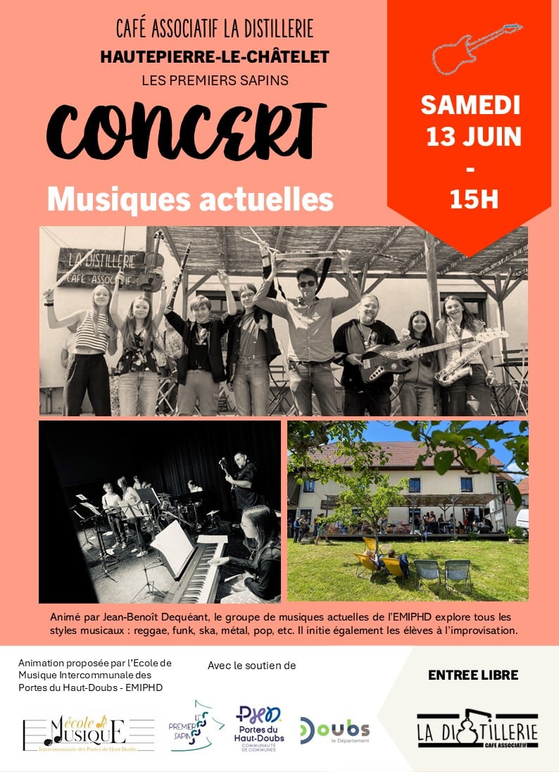 Concert du groupe de Musiques Actuelles de l'EMIPHD