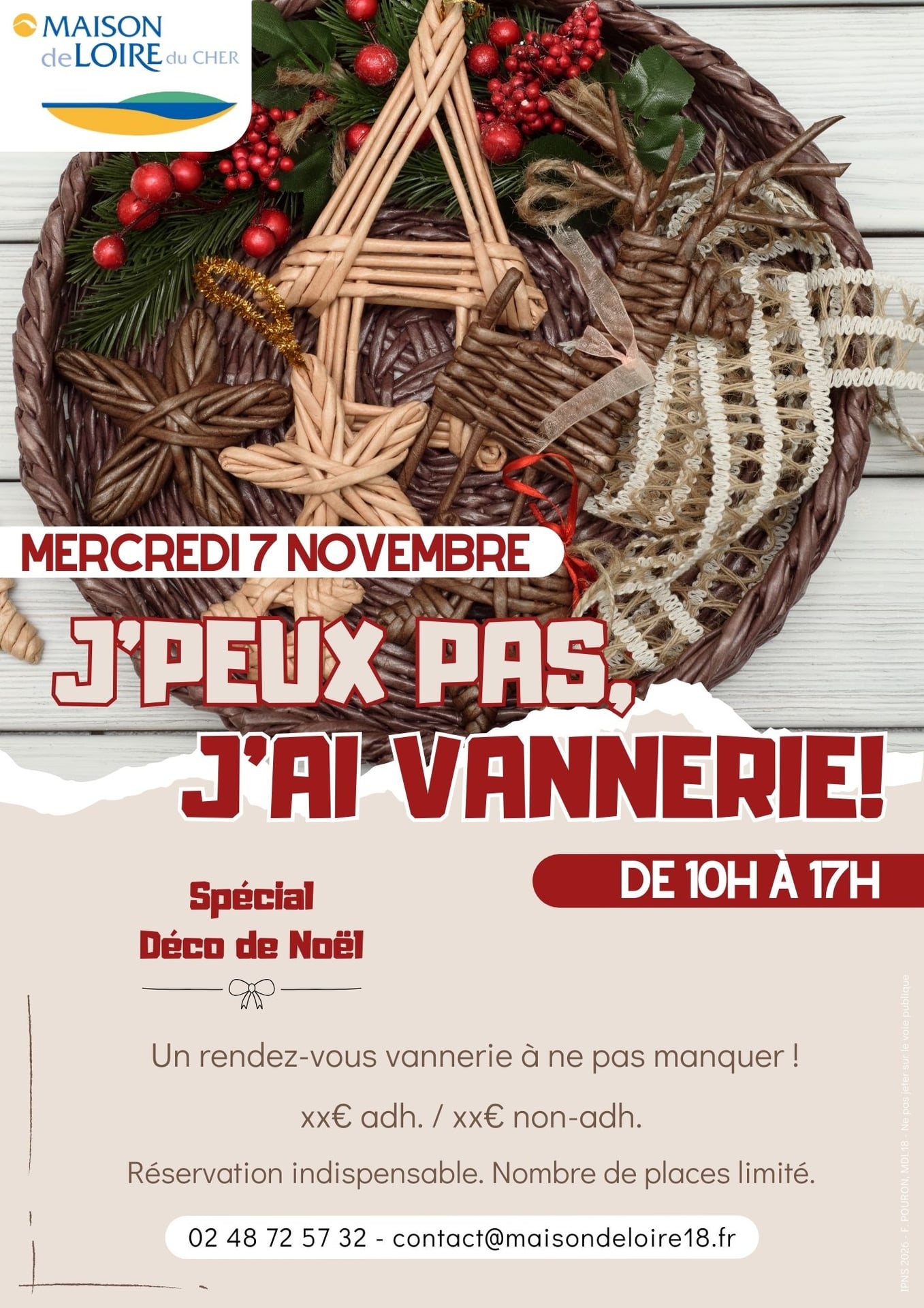 Atelier Vannerie : "Spécial déco de jardin"