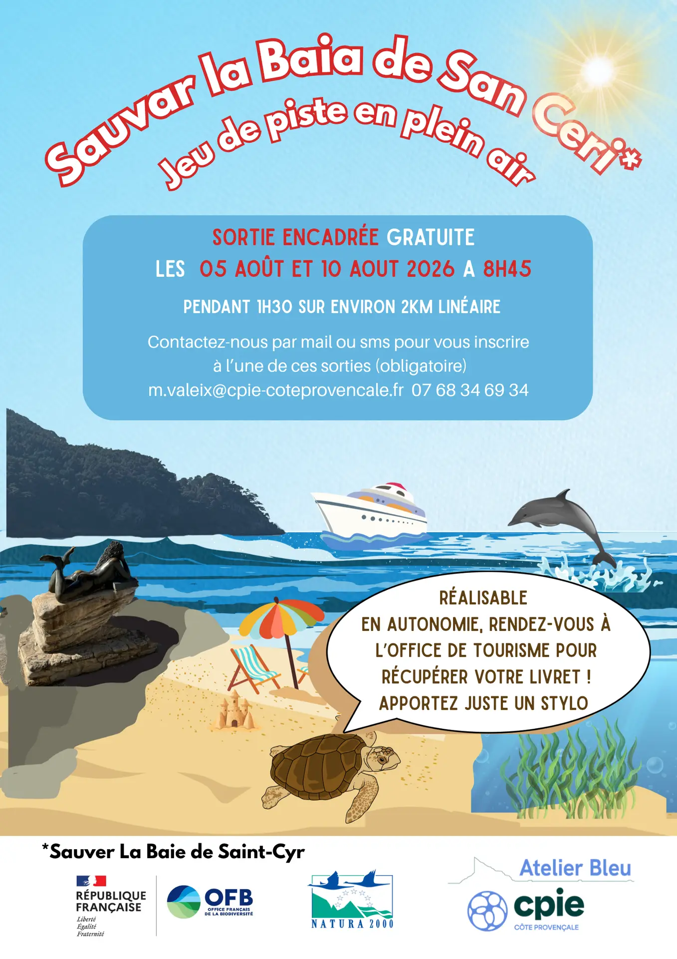 Sauvar la Baia de San Ceri , Jeu de piste en plein air