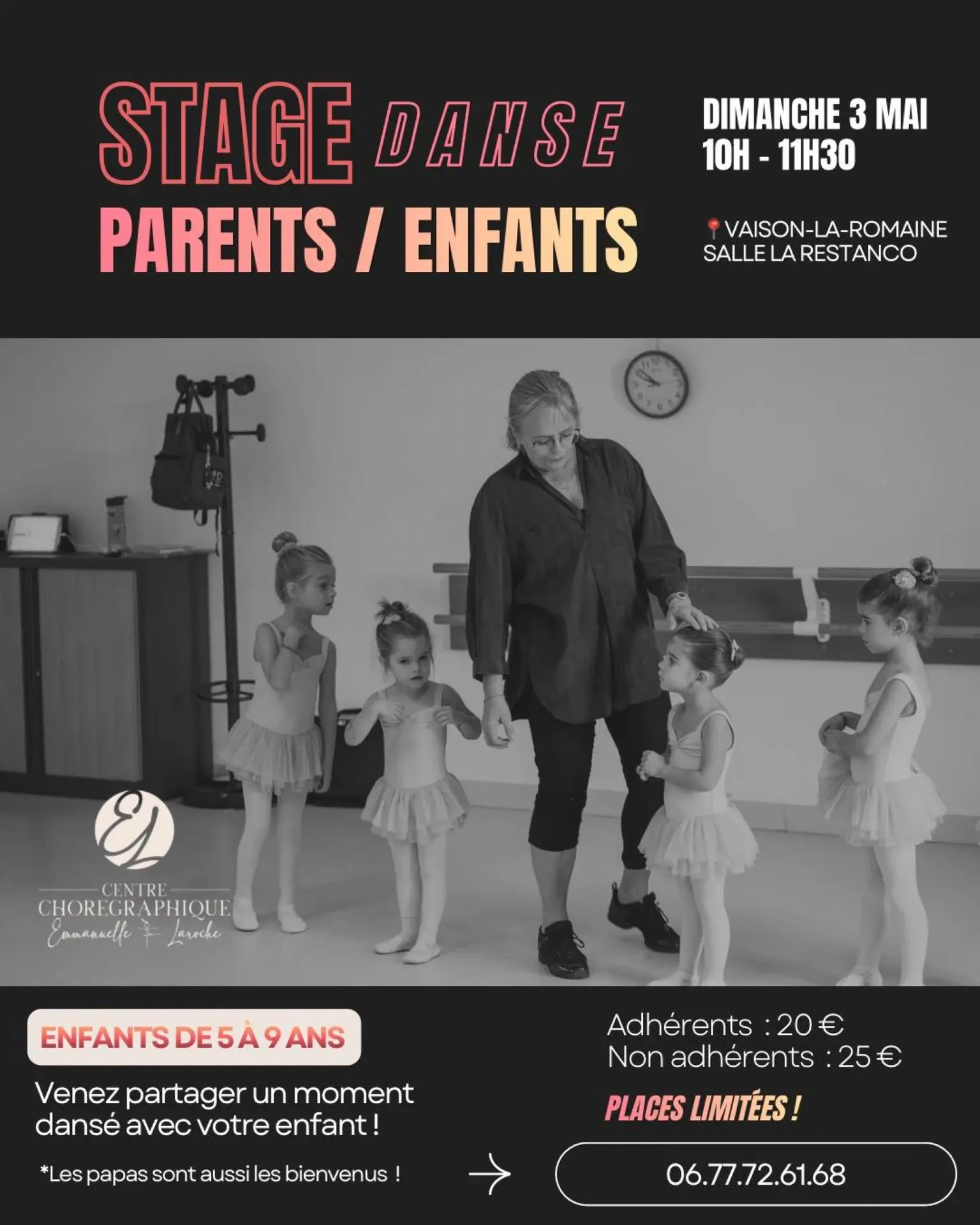 Stage de danse parents - enfants