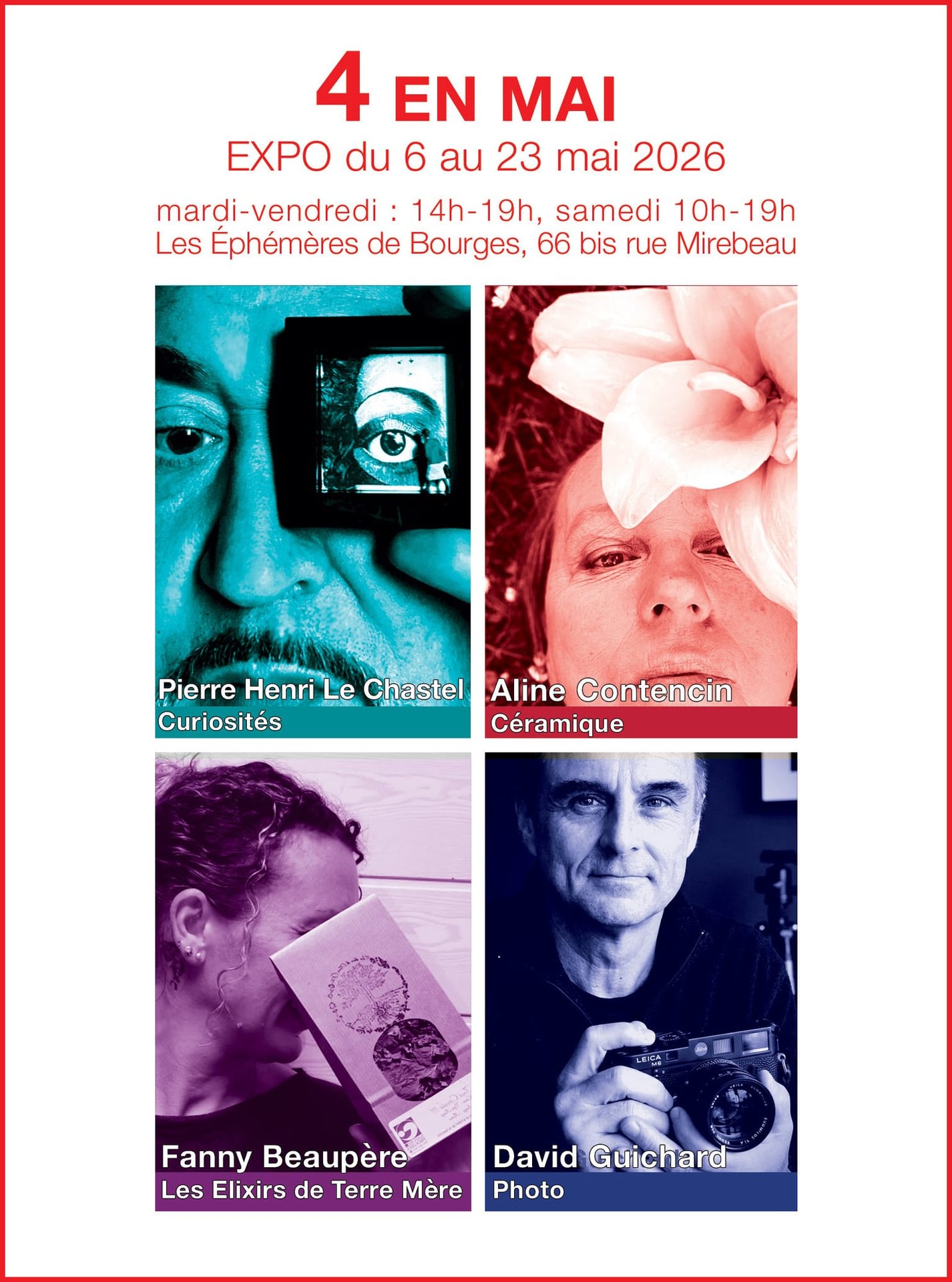 4 en Mai - Exposition à Les Ephemères de Bourges