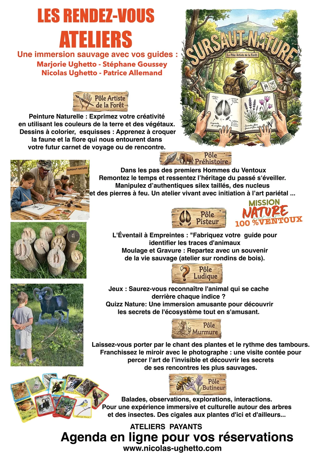 Les ateliers Sursaut Nature "Voyage au tambour"