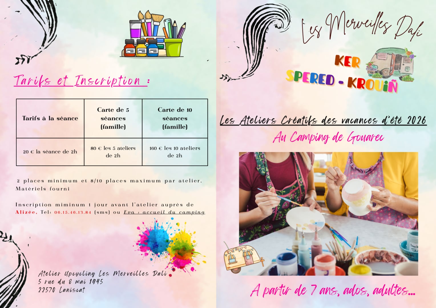 Les Ateliers créatifs de la semaine
