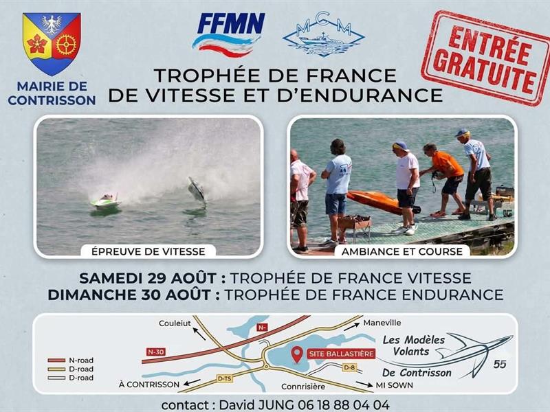 Trophée de France offshore, hydroplane et endurance