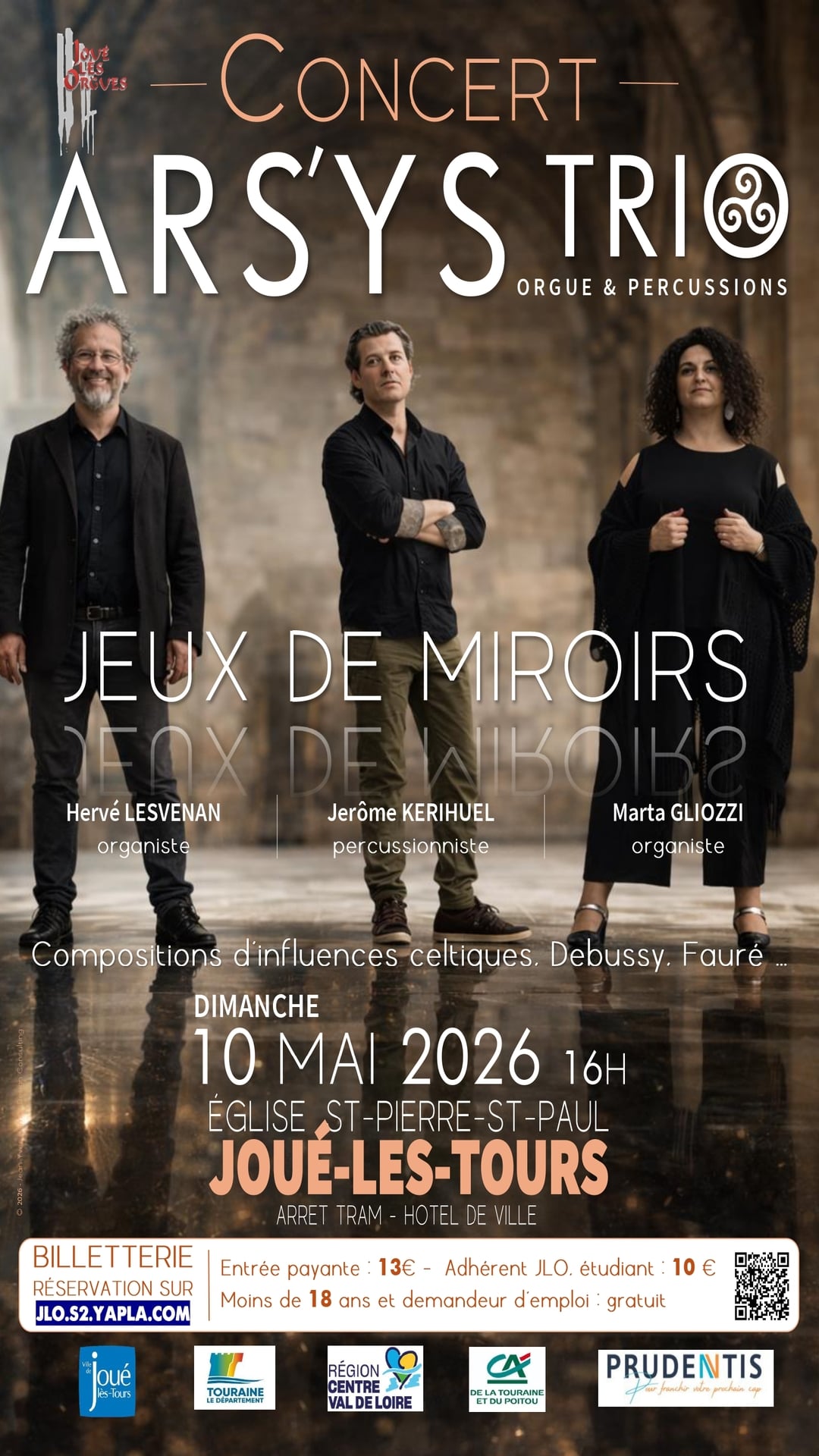 Concert du Trio ARS'YS , Orgue et percussions